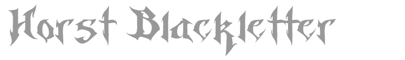 Horst Blackletter